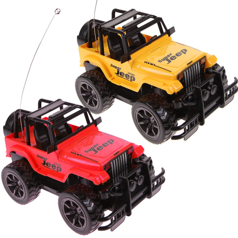 Remote Control RC Jeep Off-Road Vehicle With Headlights