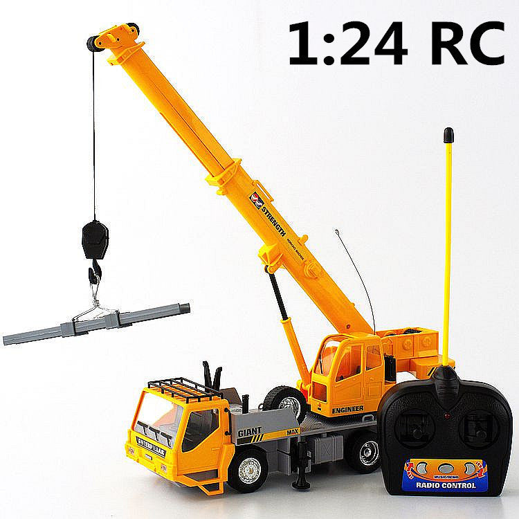 Remote Control Crane Electric Engineering Vehicles